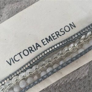 Victoria Emerson Mini Cuff Multi Strand Bracelet Neutral